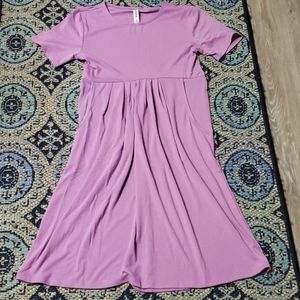 Flowy tshirt dress with pockets